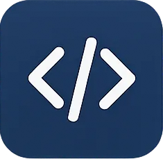 Autoclose icon: angle brackets on a dark tile